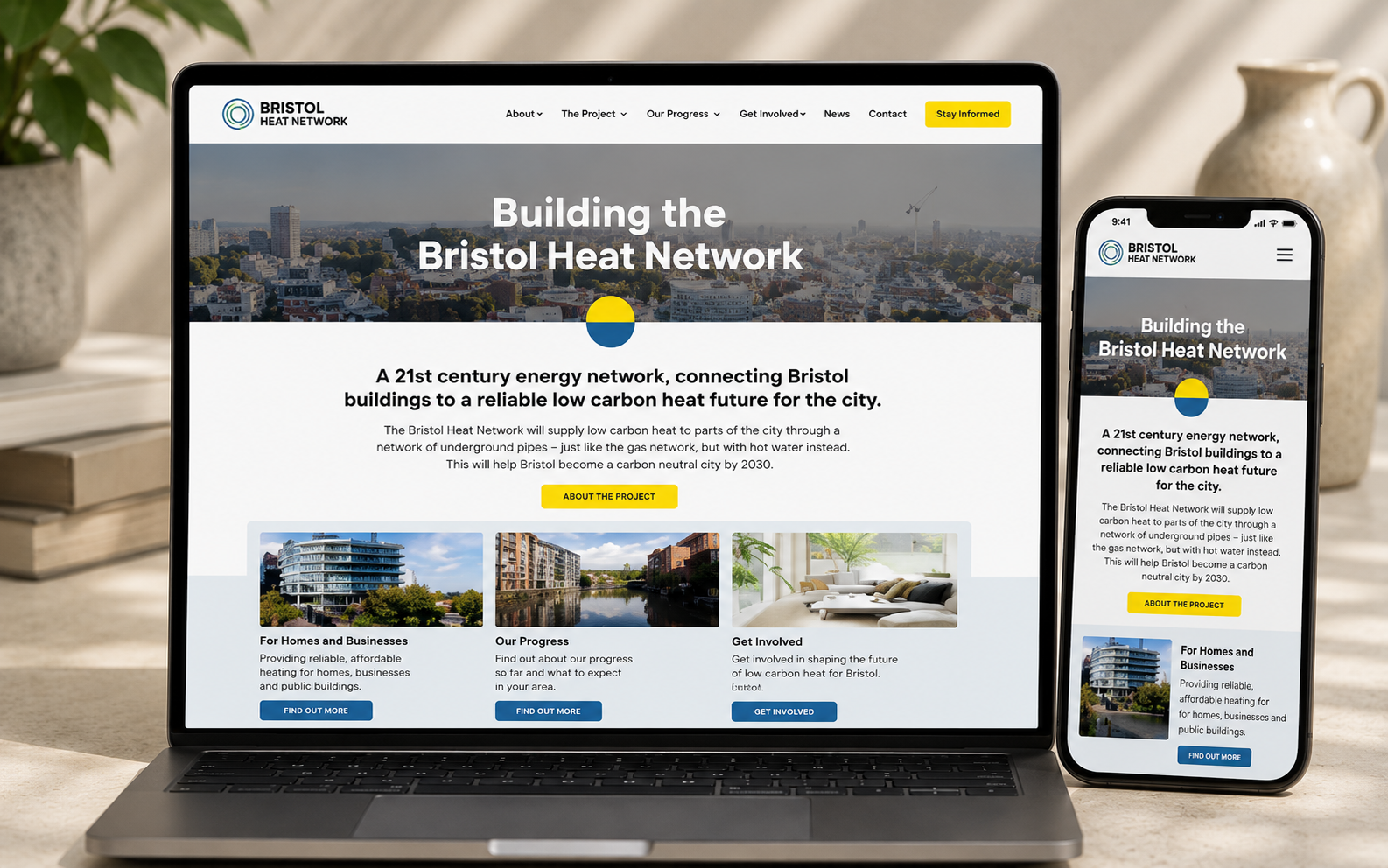 Bristol Heat Network website