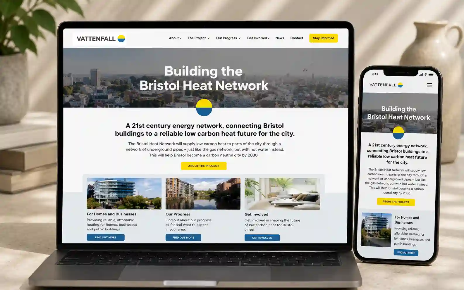 Bristol Heat Network website